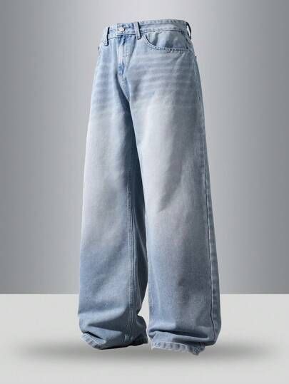 Wide Leg Baggy Jeans